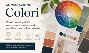 Ruota dei colori, campioni e palette per creare il tuo schema colori ideale. Guida per scegliere i colori giusti per brand e web.