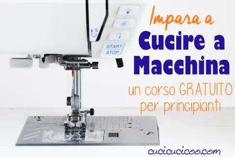 Impara a cucire a macchina con questo corso gratuito per principianti. La macchina da cucire è pronta per iniziare!