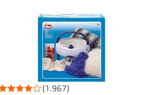 Il mulinetto Prym Maxi, con i suoi accessori, permette di creare facilmente capi in lana.