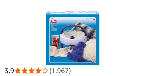 Il mulinetto Prym Maxi, con i suoi accessori, permette di creare facilmente capi in lana.